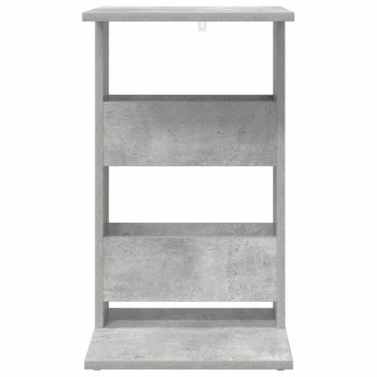 Side Table Concrete Grey 40 x 35 x 60.5 cm Engineered Wood