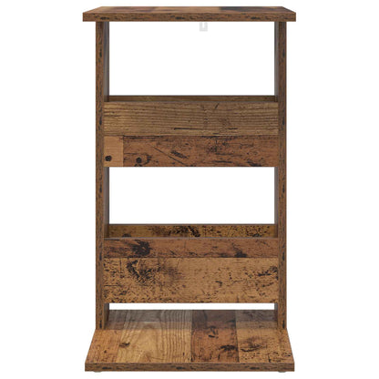 Side Table Old Wood 40 x 35 x 60.5 cm Engineered Wood