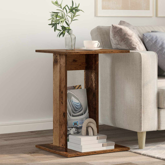 Side Table Old Wood 45 x 40 x 62.5 cm Engineered Wood