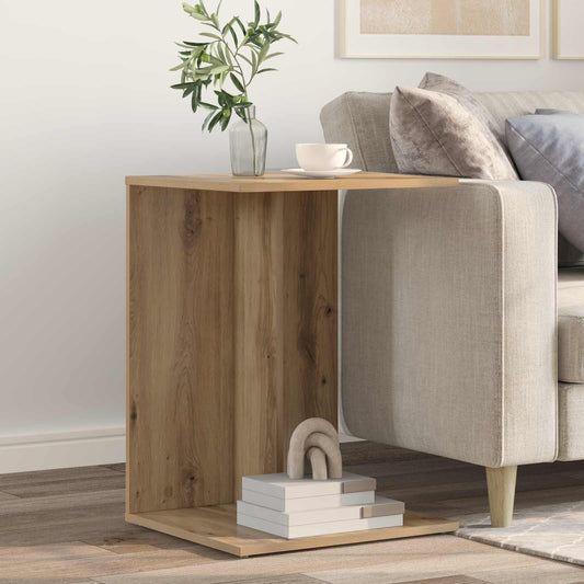 Side Table Artisan Oak 45 x 40 x 62.5 cm Engineered Wood