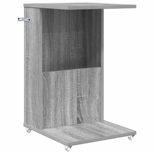 Side Table Grey Sonoma 40 x 35 x 60 cm Engineered Wood