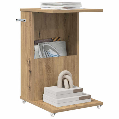 Side Table Artisan Oak 40 x 35 x 60 cm Engineered Wood