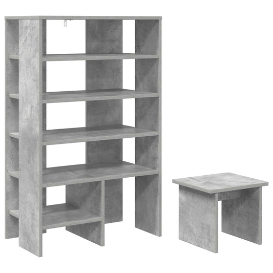 Shoe Cabinet 2 pcs 62 x 35 x 100 cm Engineered Wood
