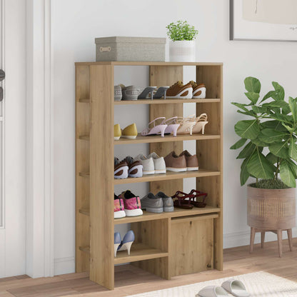 Shoe Cabinet 2 pcs 62 x 35 x 100 cm Engineered Wood Artisan Oak