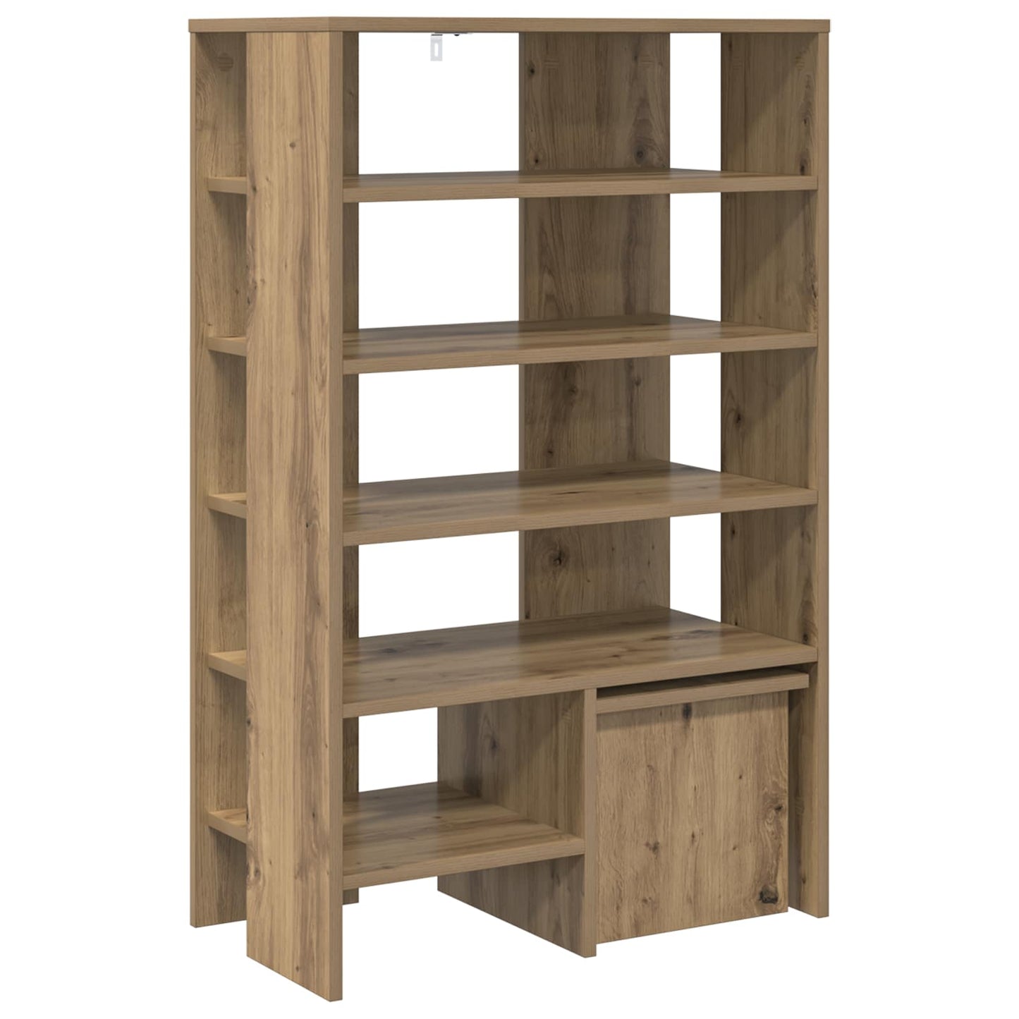 Shoe Cabinet 2 pcs 62 x 35 x 100 cm Engineered Wood Artisan Oak