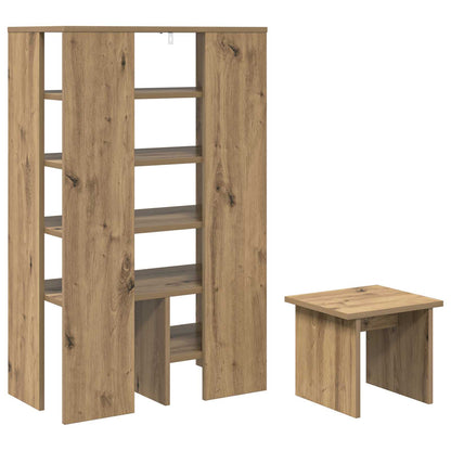 Shoe Cabinet 2 pcs 62 x 35 x 100 cm Engineered Wood Artisan Oak