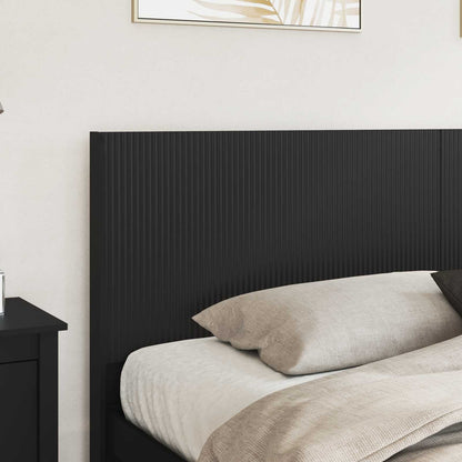 Bed Frame with Storage and Headboard Black 180 x 200 cm