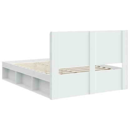 Bed Frame with Storage and Headboard 2 pcs Engineered Wood