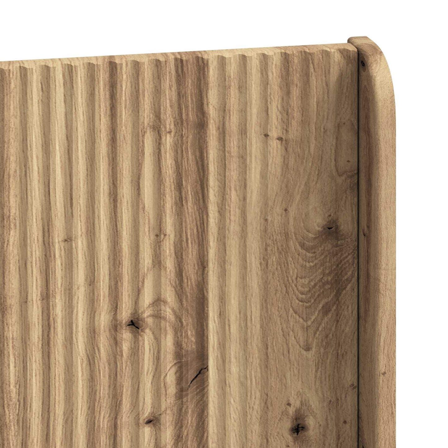 Bed Frame with Storage and Headboard 2 pcs Engineered Wood