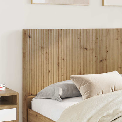 Bed Frame with Storage and Headboard 2 pcs Engineered Wood