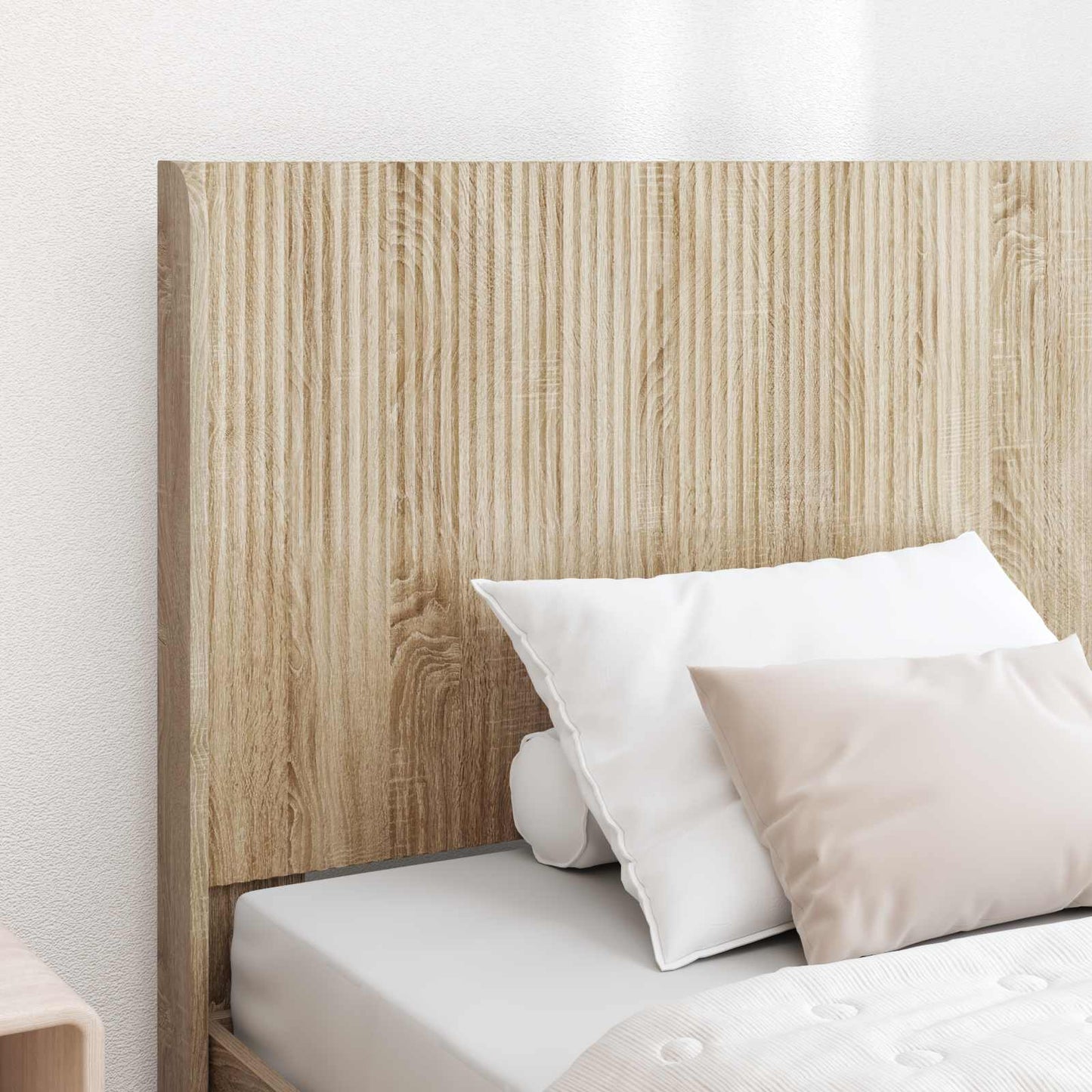 Bed Frame with Storage and Headboard 2 pcs Engineered Wood