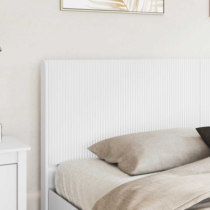 Bed Frame with Storage and Headboard White 200 x 200 cm