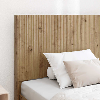 Bed Frame with Storage and Headboard Artisan Oak