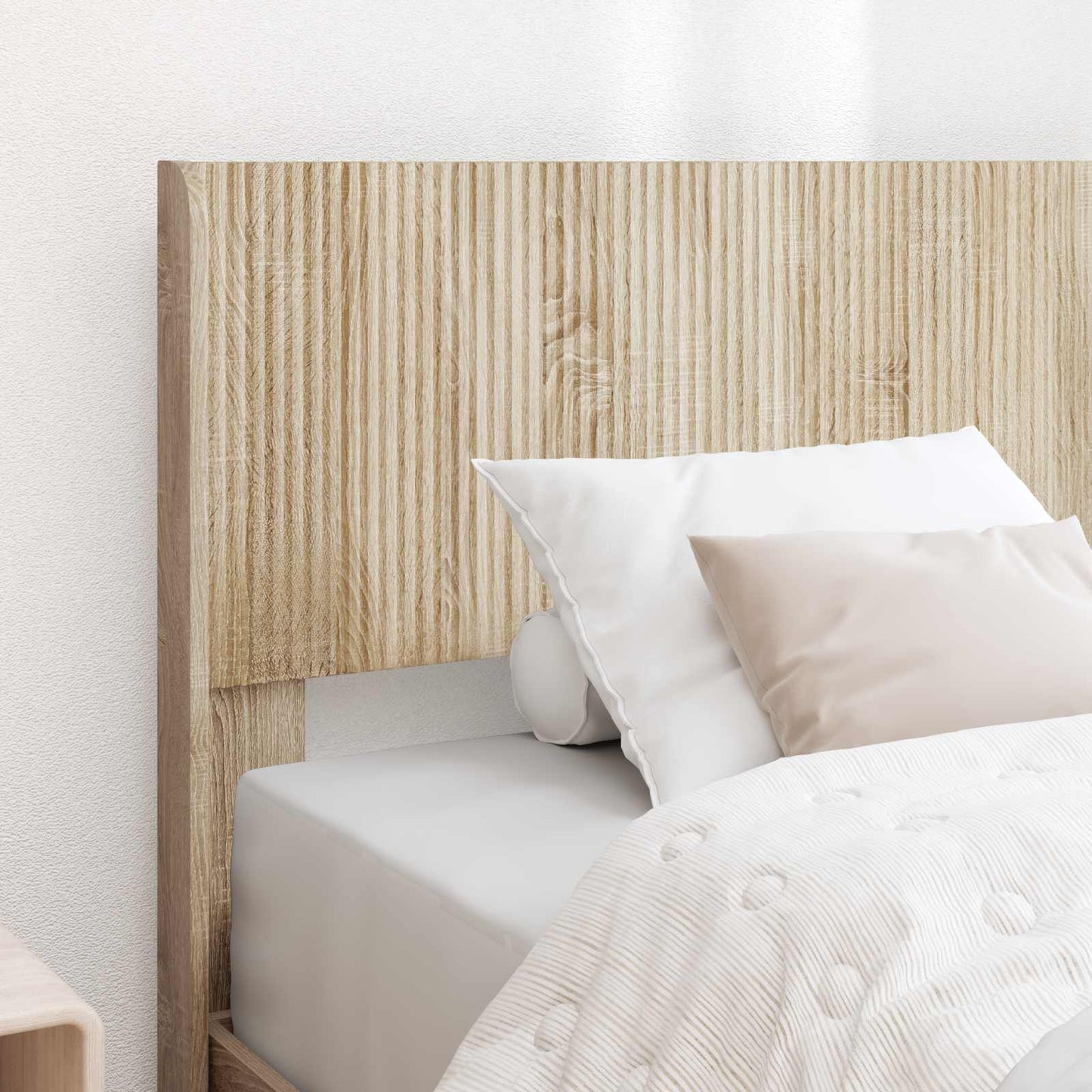 Bed Frame with Storage and Headboard 3 pcs Engineered Wood
