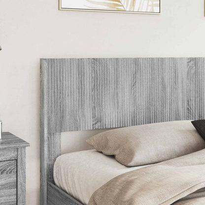 Bed Frame with Storage and Headboard 2 pcs Engineered Wood