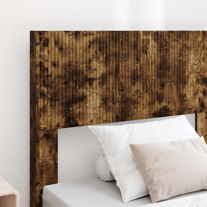Bed Frame with Storage and Headboard 2 pcs Engineered Wood