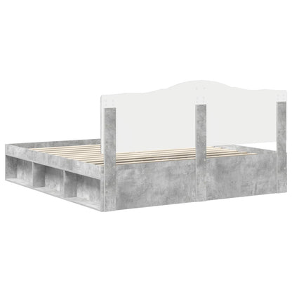 Bed Frame with Headboard Concerte 180 x 200 cm Solid Pine Wood
