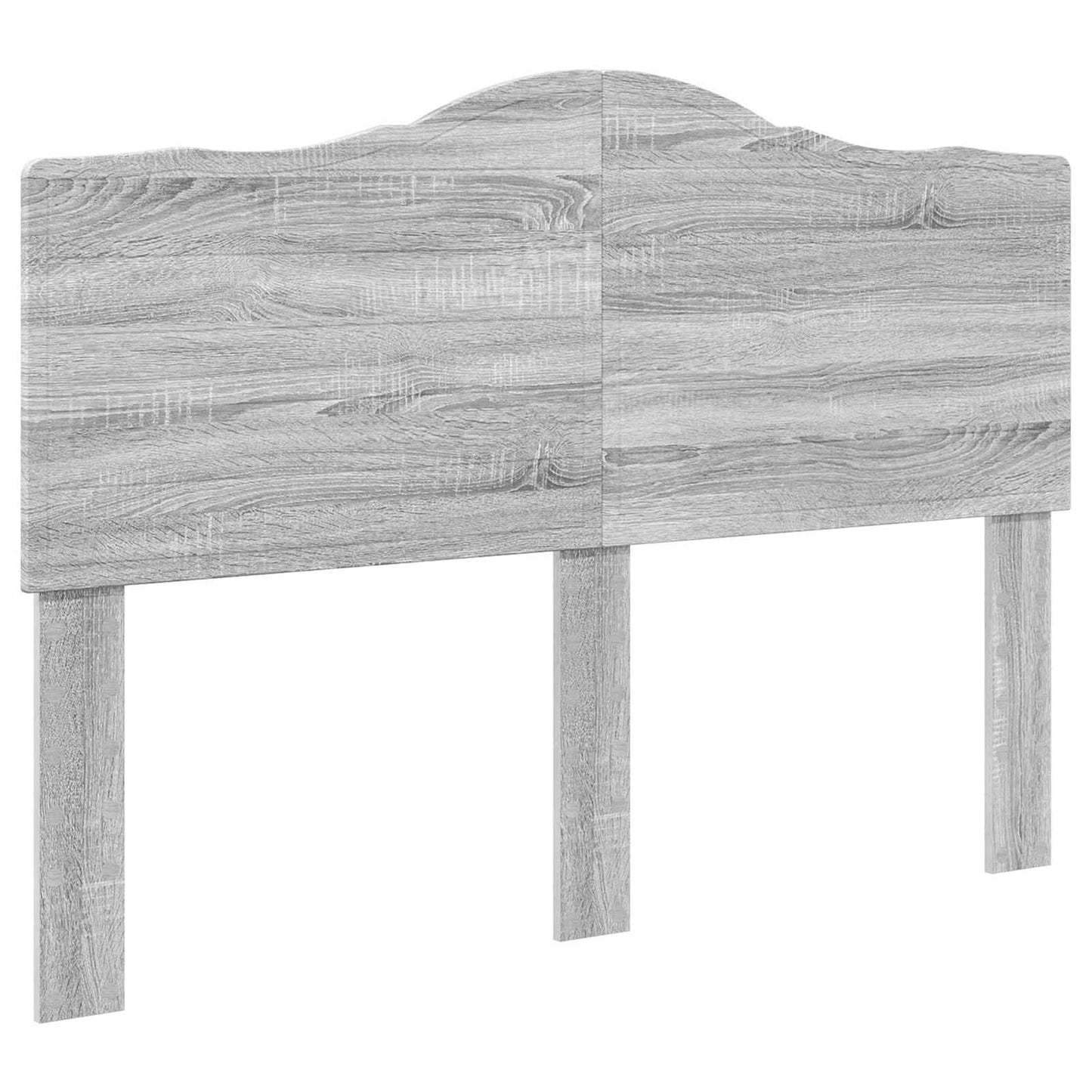 Bed Frame Grey Sonoma 160 x 200 cm Solid Pine Wood