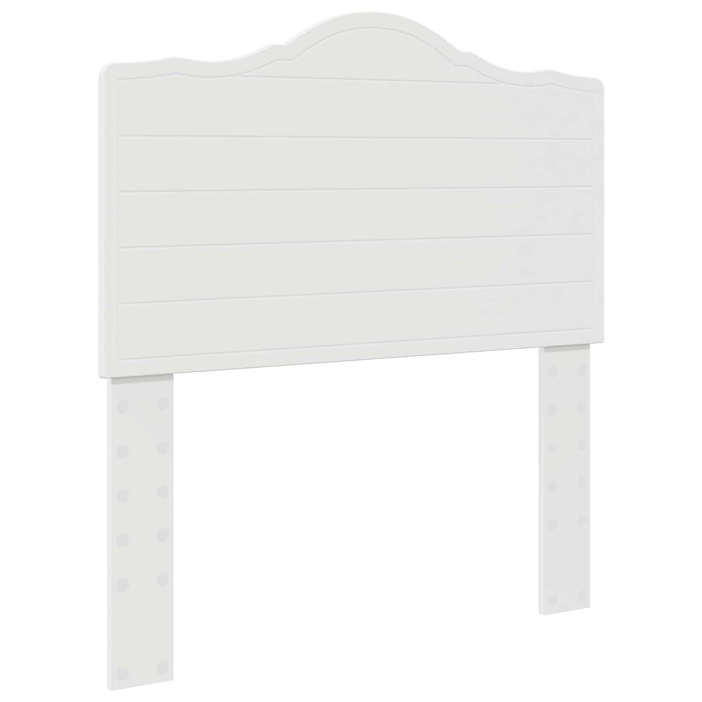 Bed Frame with Headboard White 90 x 190 cm Solid Pine Wood