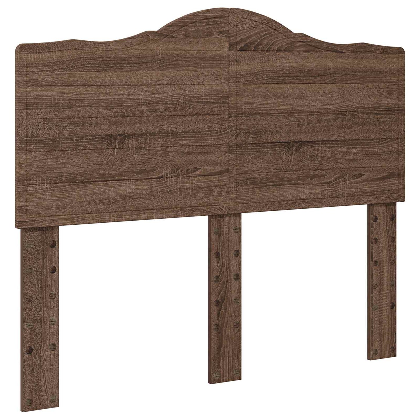 Bed Frame with Drawer Brown Oak 135 x 190 cm Engineer Wood