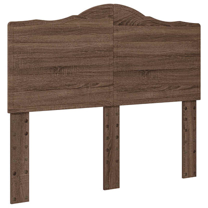 Bed Frame with Drawer Brown Oak 135 x 190 cm Engineer Wood