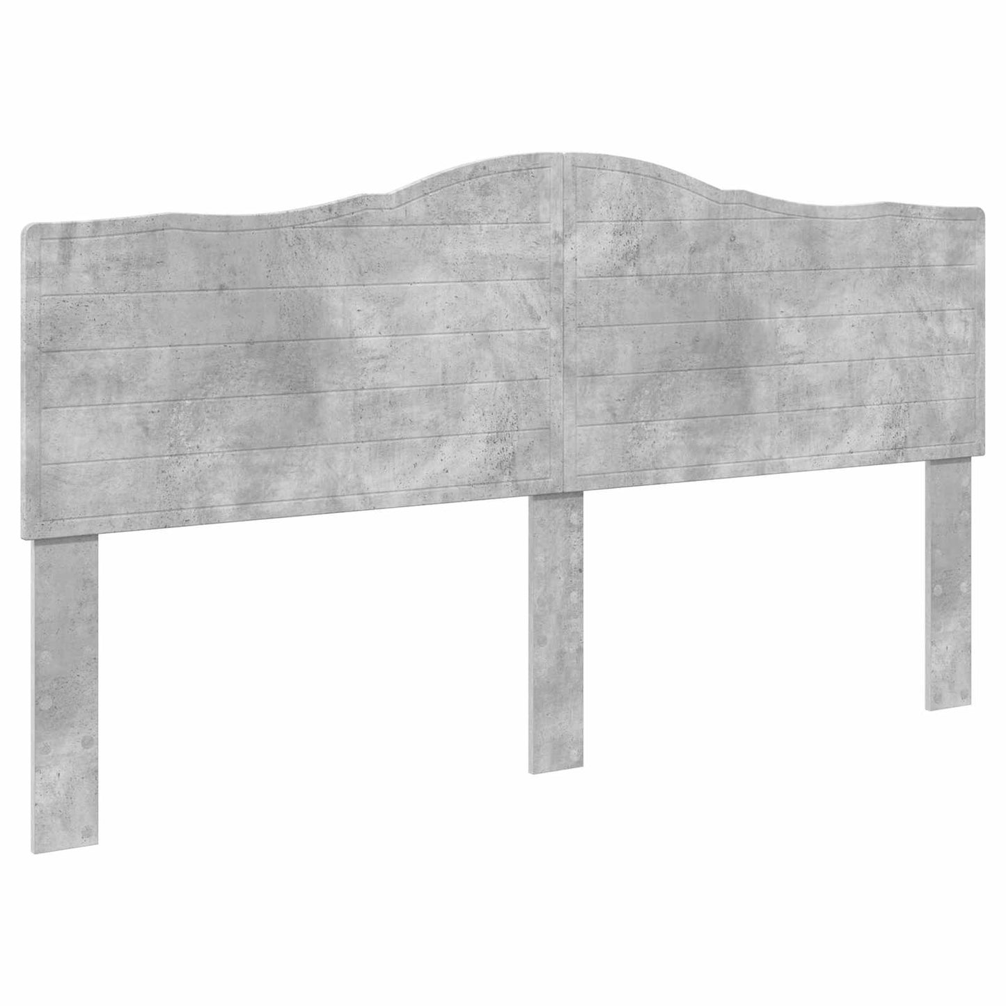 Storage Bed Concrete Grey 200 x 200 cm Engineered Wood