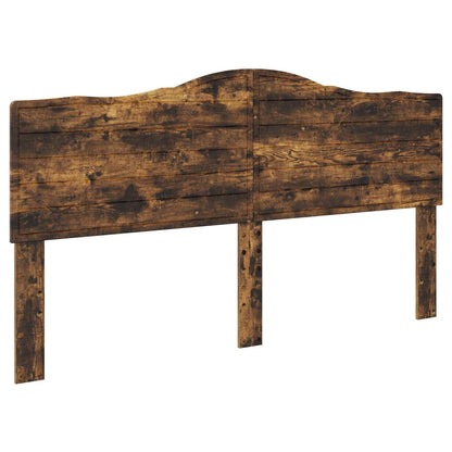 Storage Bed with Drawer Smoked Oak 180 x 200 cm Engineered Wood