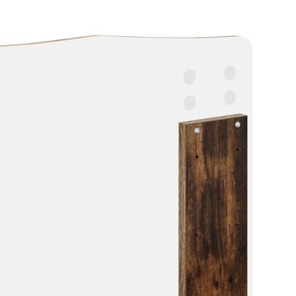 Bed Frame with Drawer Smoked Oak 120 x 200 cm Engineered Wood