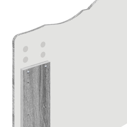 Bed Frame with Drawer Grey Sonoma 75 x 190 cm Engineered Wood