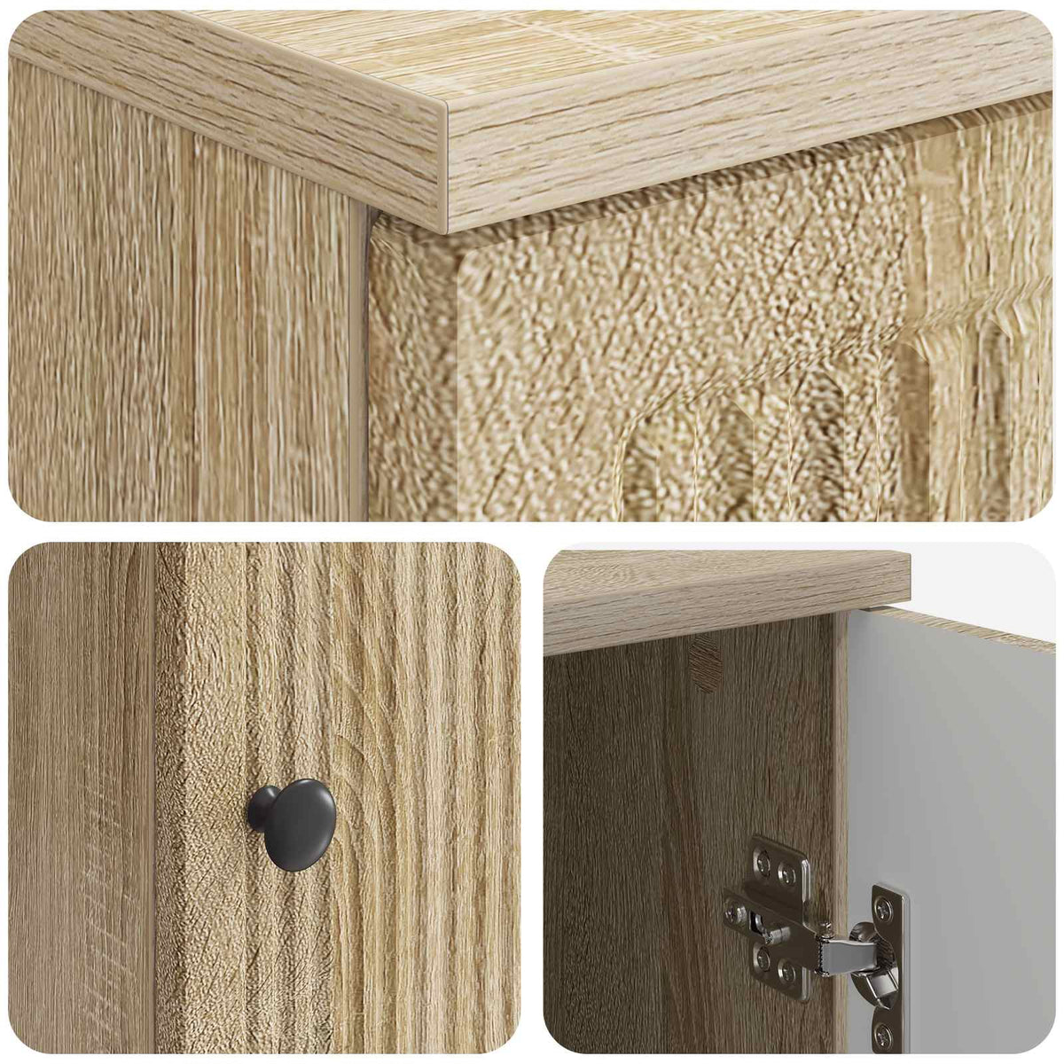 Desk Sonoma Oak Engineered Wood 142.5 x 50 x 75 cm