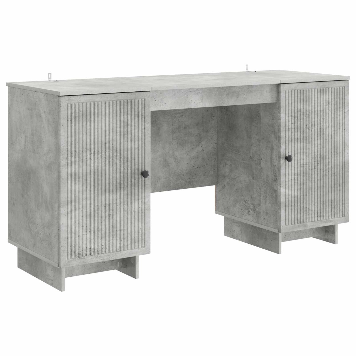 Desk Concrete Grey Engineered Wood 142.5 x 50 x 75 cm