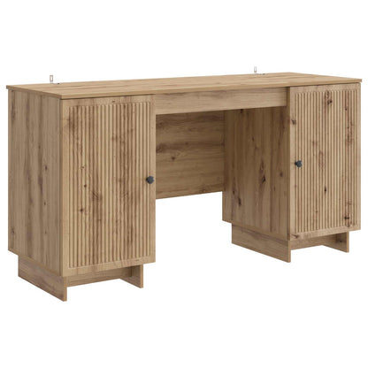 Desk Artisan Oak Engineered Wood 142.5 x 50 x 75 cm