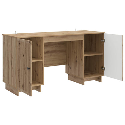Desk Artisan Oak Engineered Wood 142.5 x 50 x 75 cm