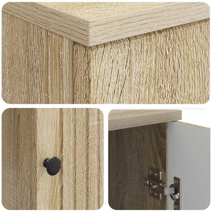 Desk Sonoma 142.5 x 50 x 75 cm Engineered Wood