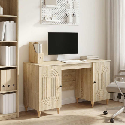 Desk Sonoma 142.5 x 50 x 75 cm Engineered Wood