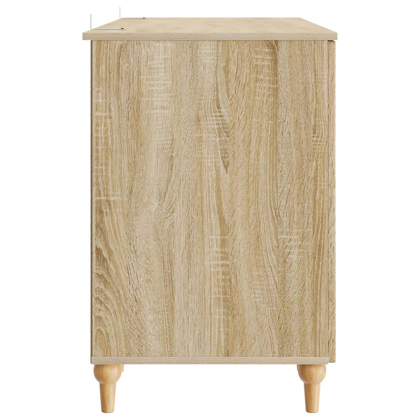 Desk with Shelf Sonoma 142.5 x 50 x 75 cm Engineered Wood