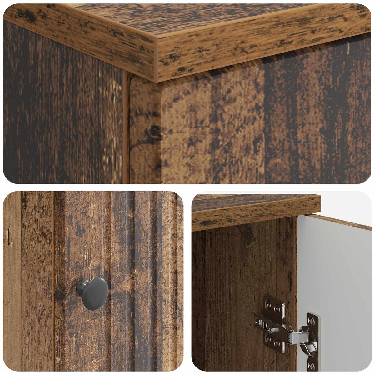 Desk Old Wood 142.5 x 50 x 75 cm Engineered Wood