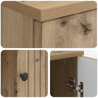Desk Artisan Oak 142.5 x 50 x 75 cm Engineered Wood