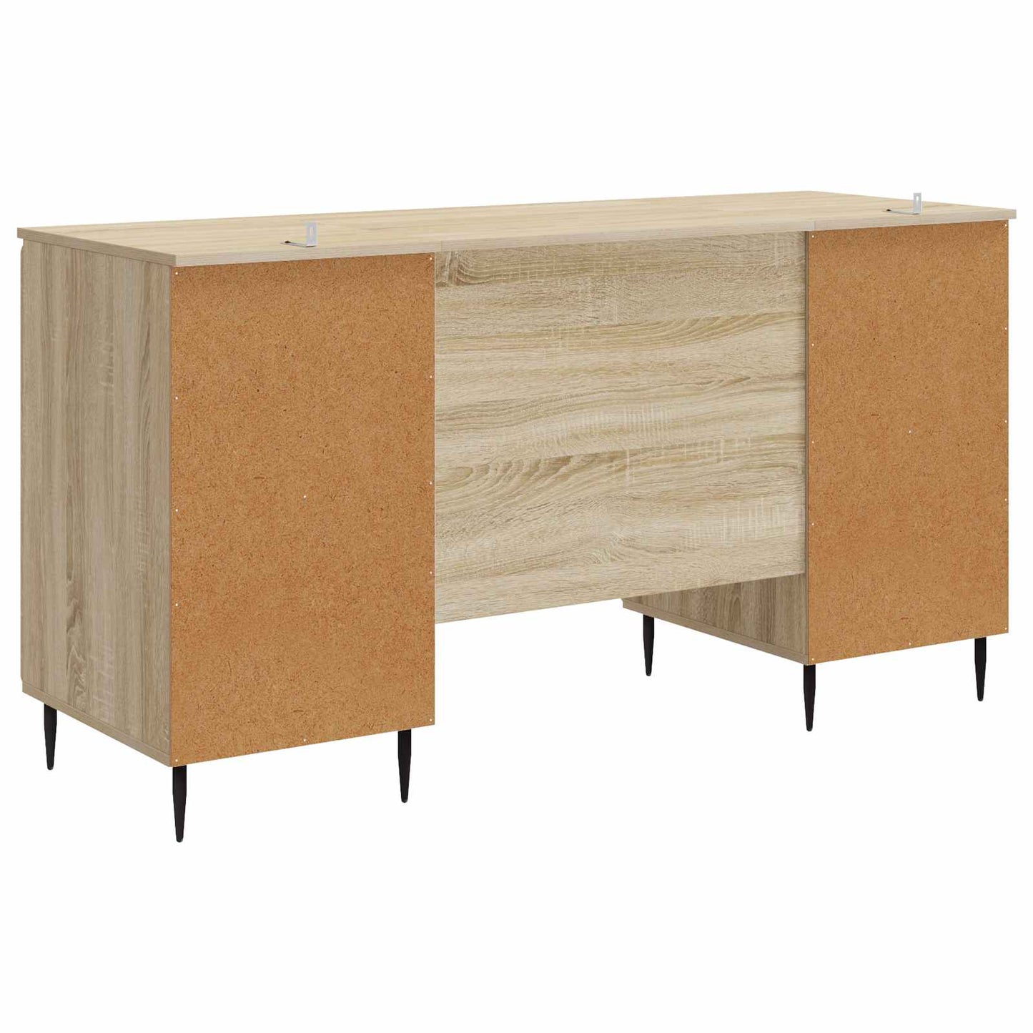 Desk with Shelf Sonoma Oak 142.5 x 50 x 75 cm Engineered Wood