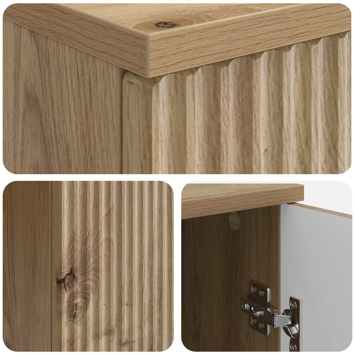 Desk Artisan Oak Engineered Wood 142.5 x 50 x 75 cm