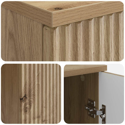 Desk Artisan Oak Engineered Wood 142.5 x 50 x 75 cm