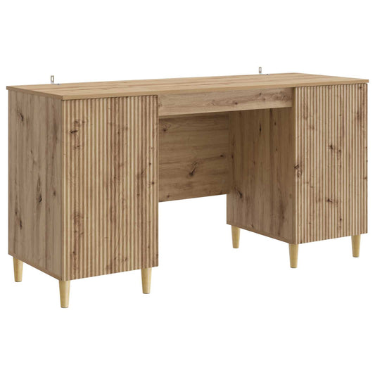 Desk Artisan Oak Engineered Wood 142.5 x 50 x 75 cm