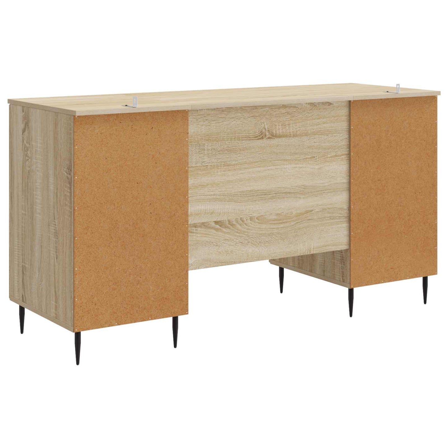 Desk with Shelf Sonoma Oak 142.5 x 50 x 75 cm Engineered Wood