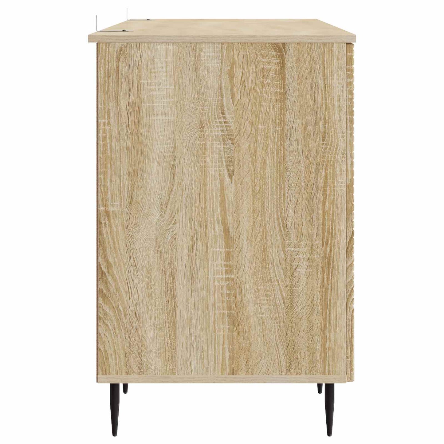 Desk with Shelf Sonoma Oak 142.5 x 50 x 75 cm Engineered Wood