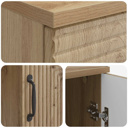Desk Artisan Oak 142.5 x 50 x 75 cm Engineered Wood