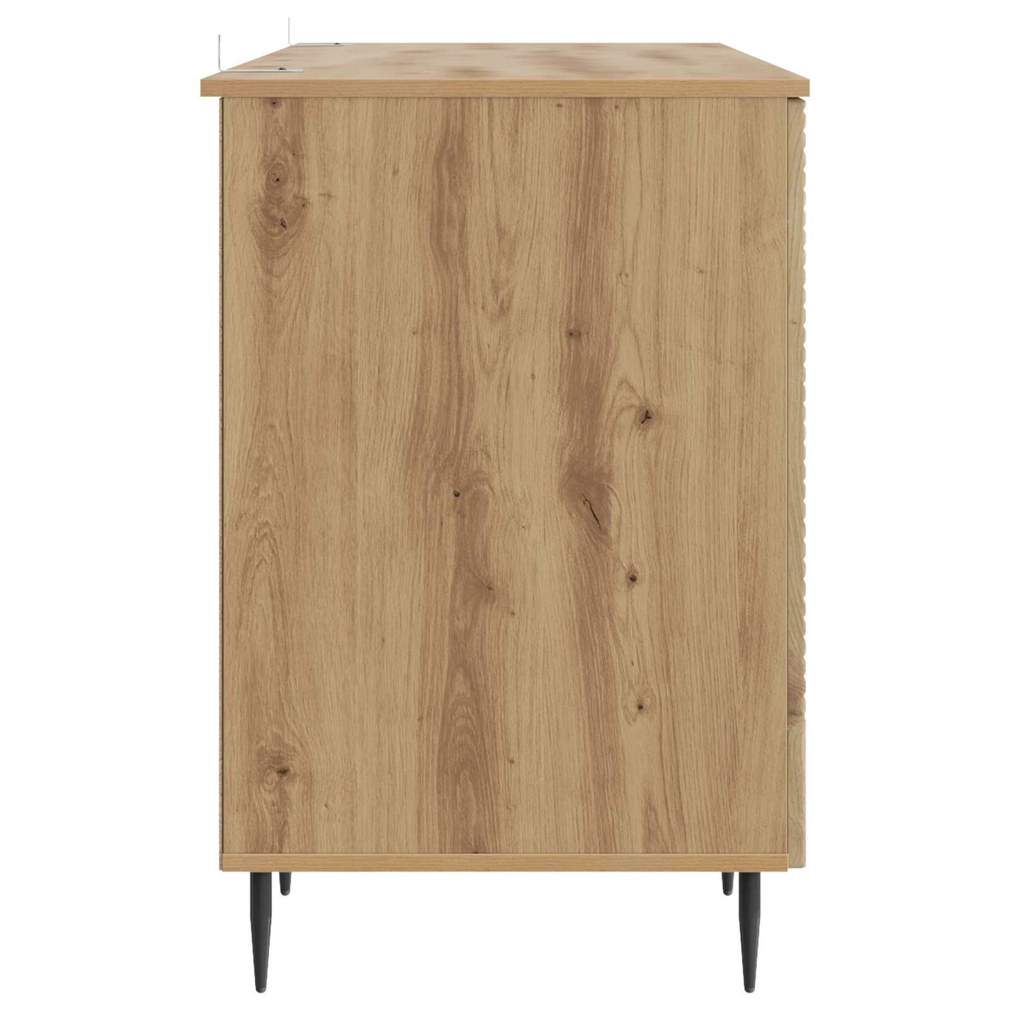 Desk with Shelf Artisan Oak 142.5 x 50 x 75 cm Engineered Wood