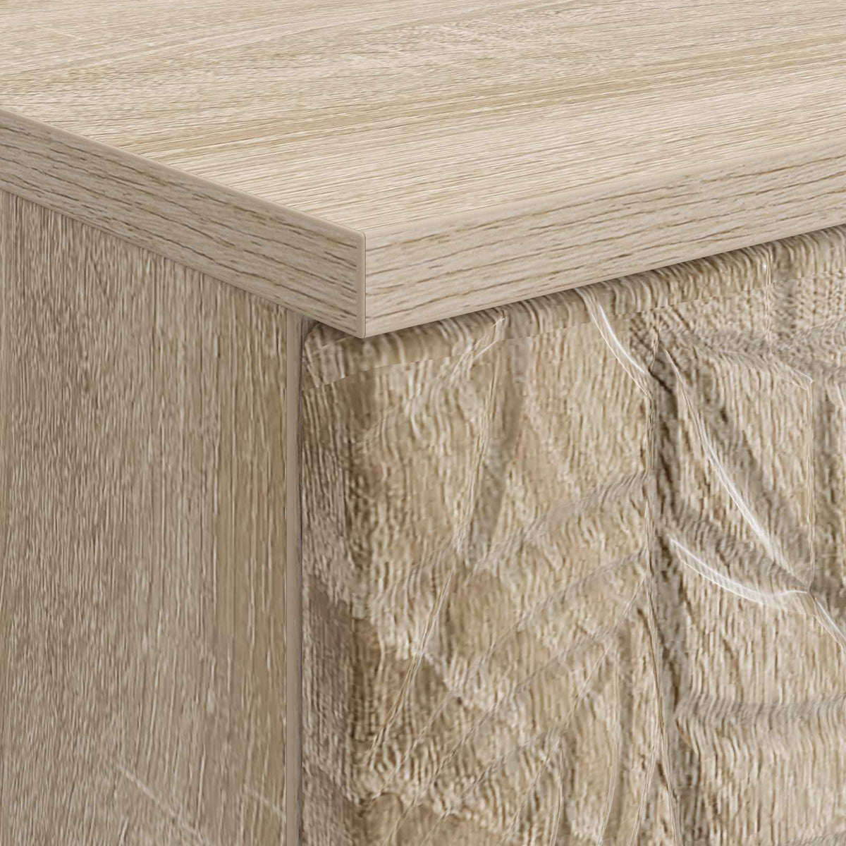 Desk Sonoma Oak 142.5 x 50 x 75 cm Engineered Wood