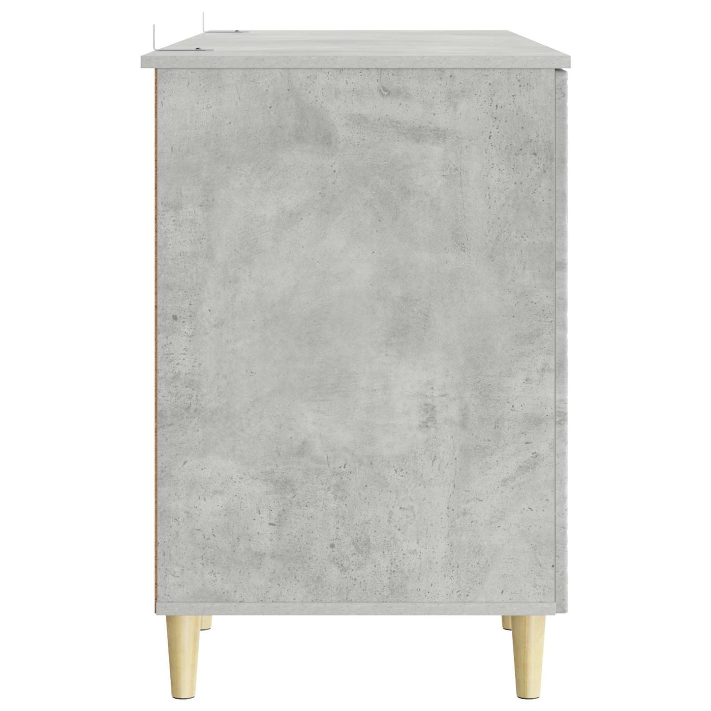 Desk Concrete Grey Engineered Wood 142.5 x 50 x 75 cm