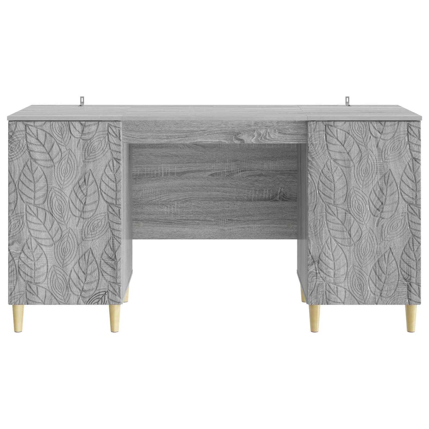 Desk Grey Sonoma Engineered Wood 142.5 x 50 x 75 cm