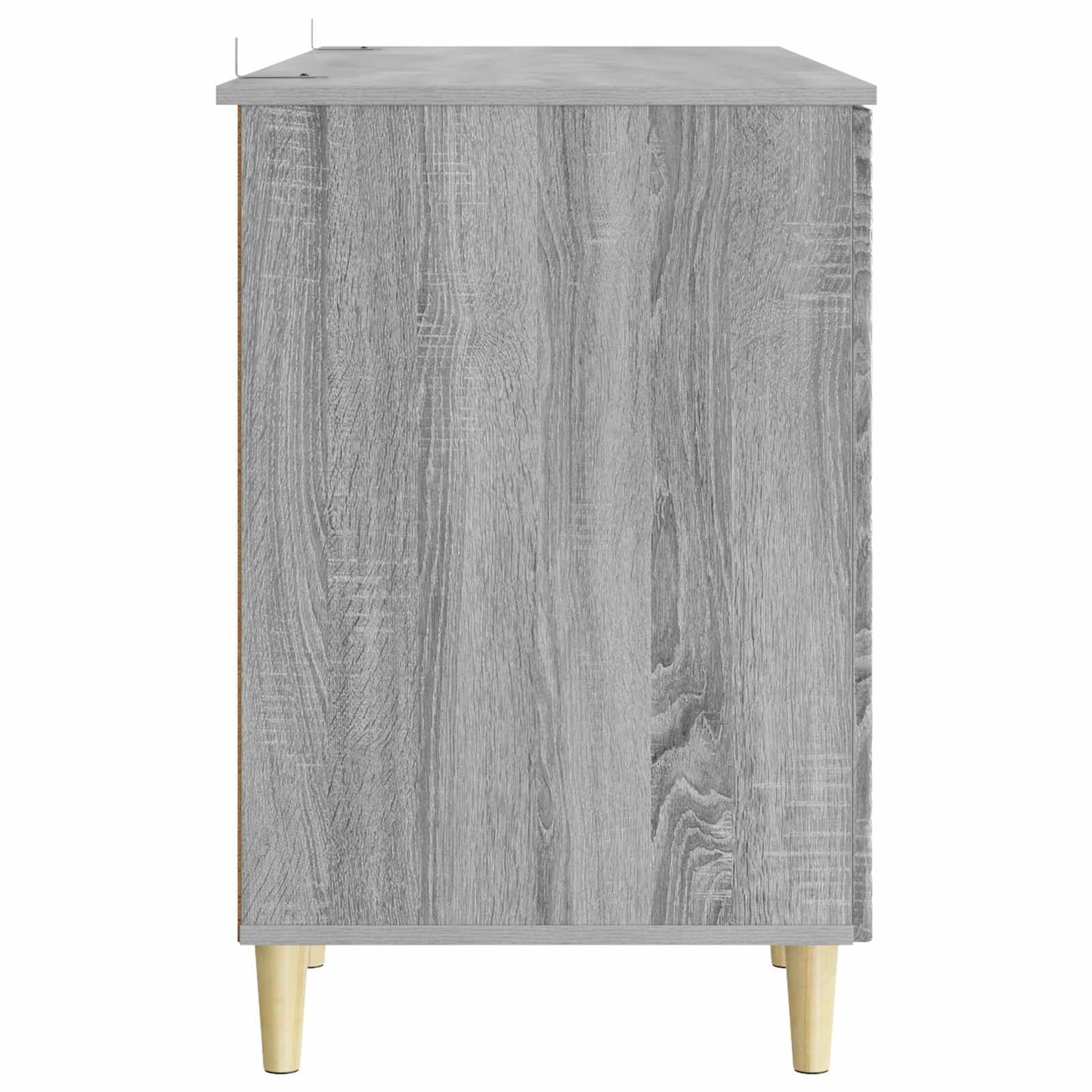 Desk Grey Sonoma Engineered Wood 142.5 x 50 x 75 cm